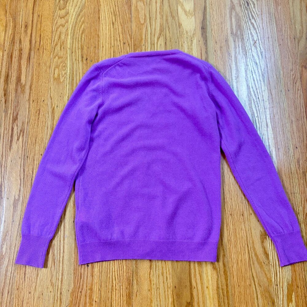 STILE BENETTON Bright Lilac Formal Button Up Cardigan Womens Size Small - Picture 5 of 8
